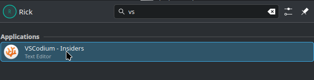 open vscoduim