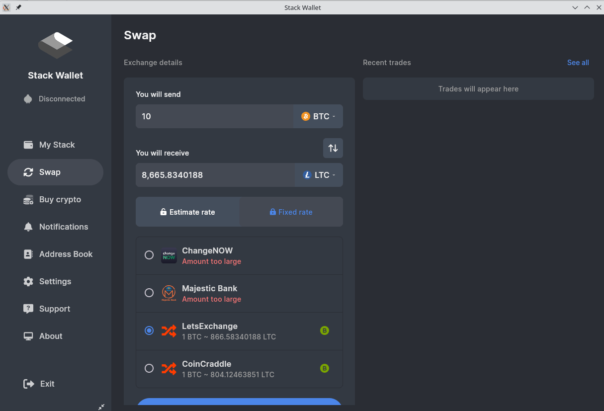 Stack Swap Currency